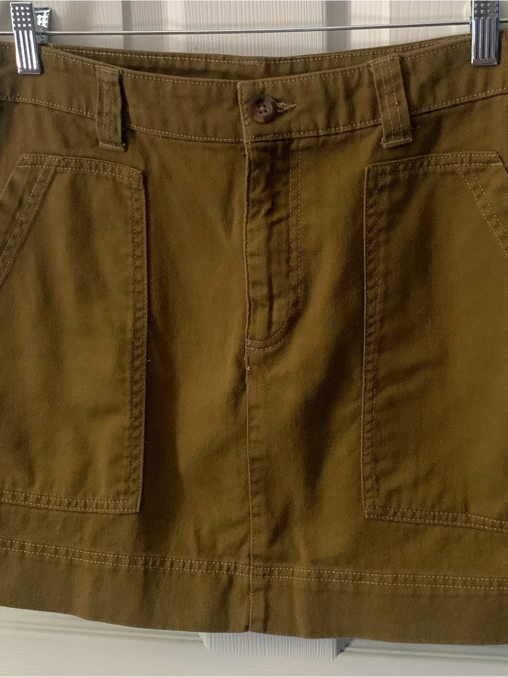 Old Navy Olive Green Utility Skirt